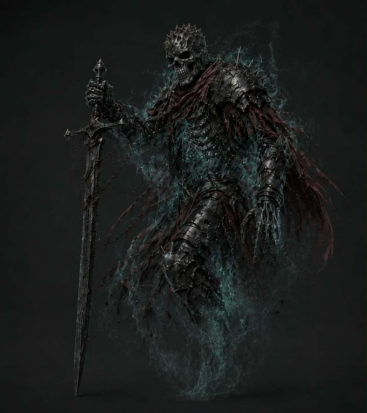 The skull faced